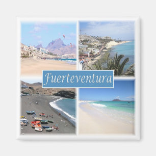 zES102 FUERTEVENTURA, Kanarieöarna, Fridge Magnet