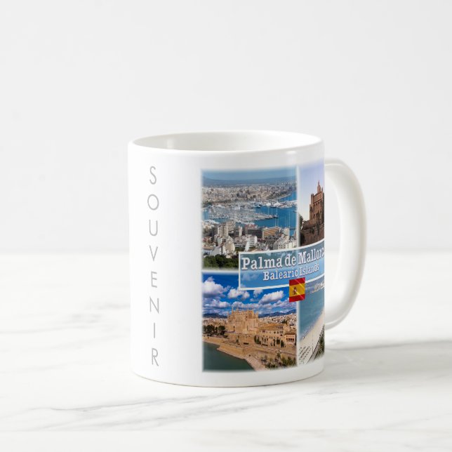 zES107 MALLORCA PALMA, Balearerna, Kaffemugg (Framsida höger)