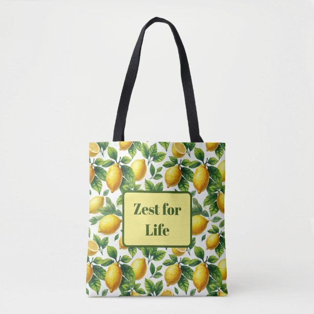 Zest for Life Lemons Tygkasse (Framsida)