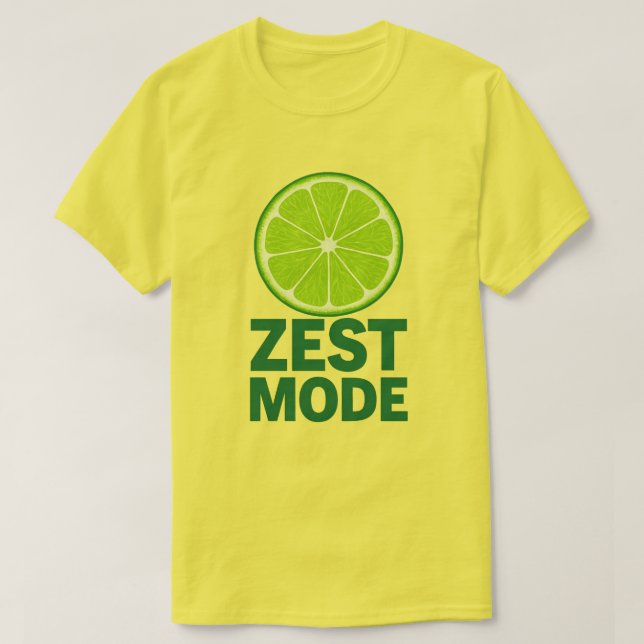 Zest-läge T Shirt (Design framsida)