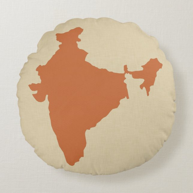 Zest Spice Moods Indien Rund Kudde (Framsidan)