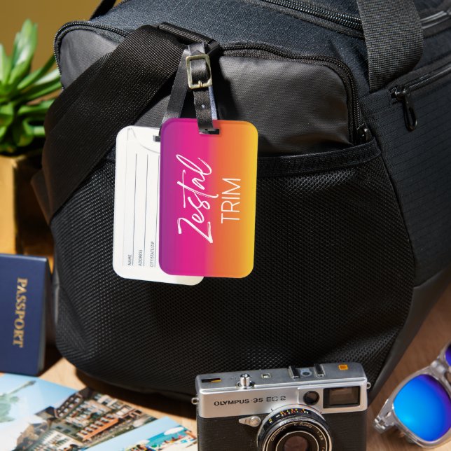 Zestal Trim Bagagebricka (Framsida & Baksida)