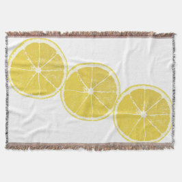 Zesty Citron Skiva Trio Kastfilt Filt