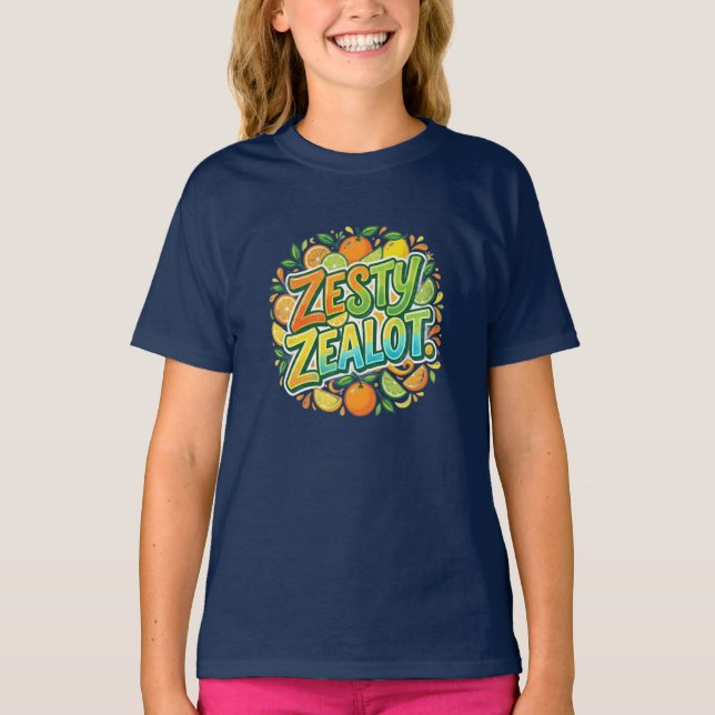 Zesty Zealot T-Shirt (Framsida)