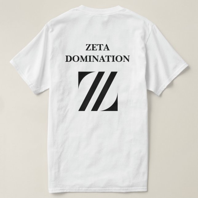 Zeta Division Tshirt T Shirt (Design baksida)