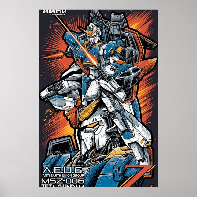 Zeta Gundam Poster (Framsidan)