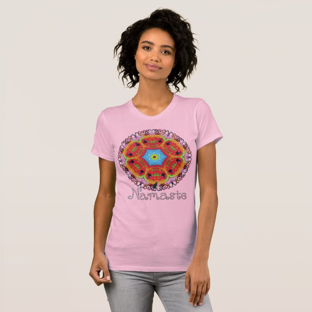 Zeta Namaste Kalejdoskop T-shirt (Hel framsida)