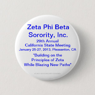 Zeta Phi Beta Kvinnoförening, Inc., 29th årsmöt Knapp