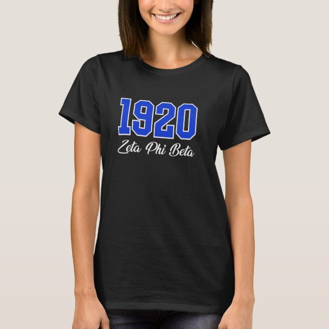 Zeta Phi Beta Sorority Paraphernalia, Zeta Phi Bet T Shirt (Framsida)