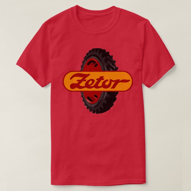 Zetor Tractor T Shirt (Design framsida)