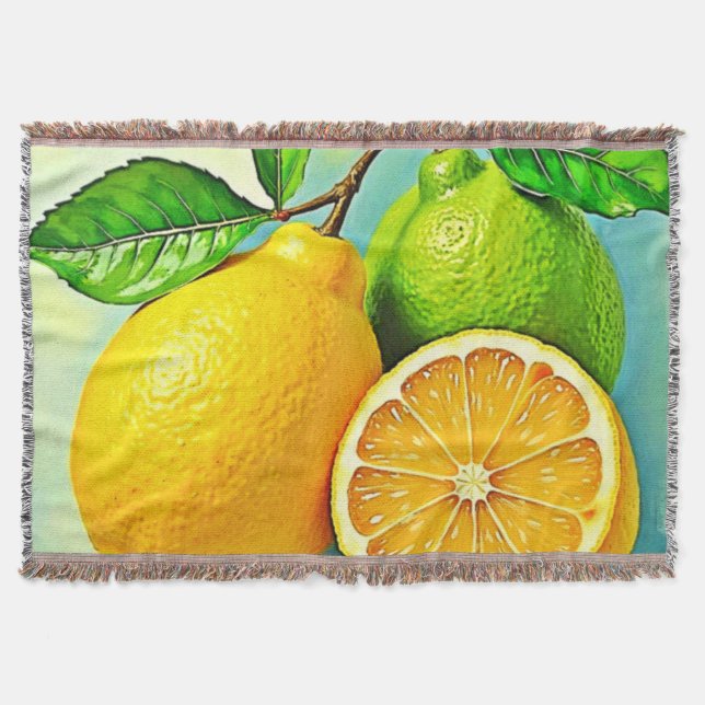 Zety Citrus Burst of Sunshine Design Filt (Framsidan)