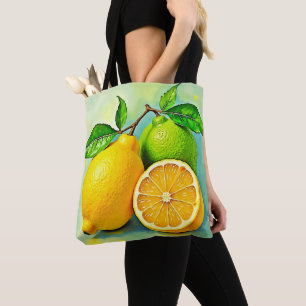 Zety Citrus Burst of Sunshine Design Tygkasse