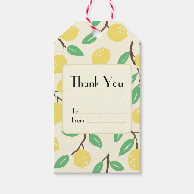 Zety Citrus Gult Presentetikett (Framsidan)