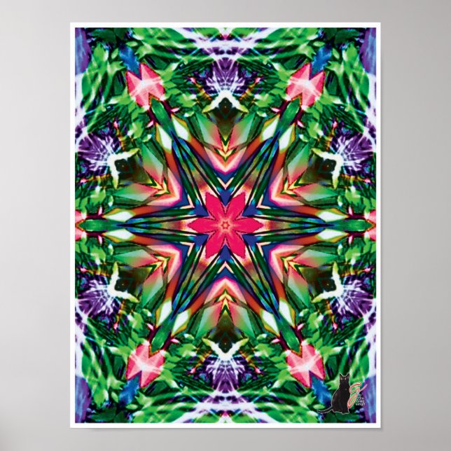 Zety Kinetic Collage Kaleidoscope Poster (Framsidan)