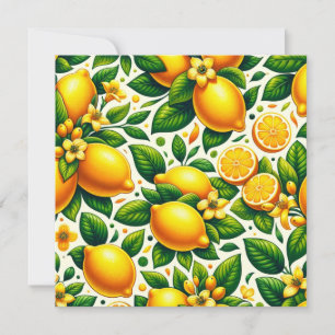 Zety Lemon Whirl: a Citrus Symphony Inbjudningar