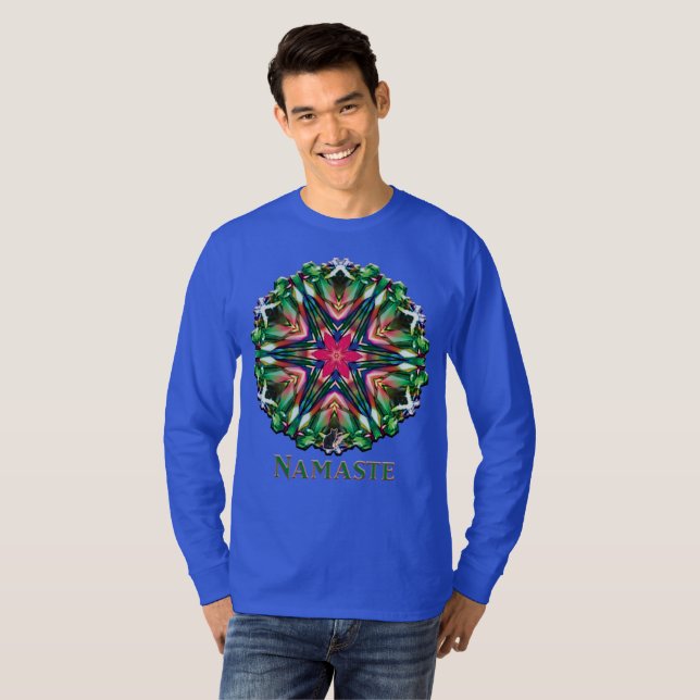 Zety Namaste Kaleidoscope T-shirt (Hel framsida)