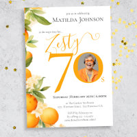 Zety Orange Photo 70:e Födelsedagsfesten