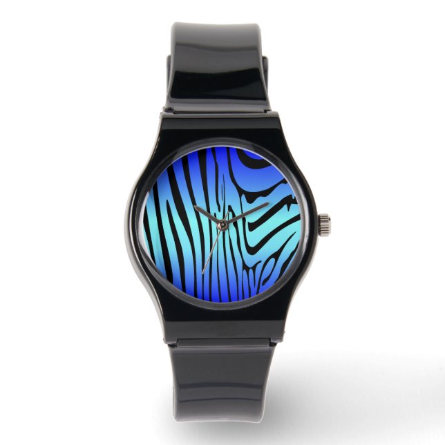 Zety Zebra Blue Armbandsur (Framsida)