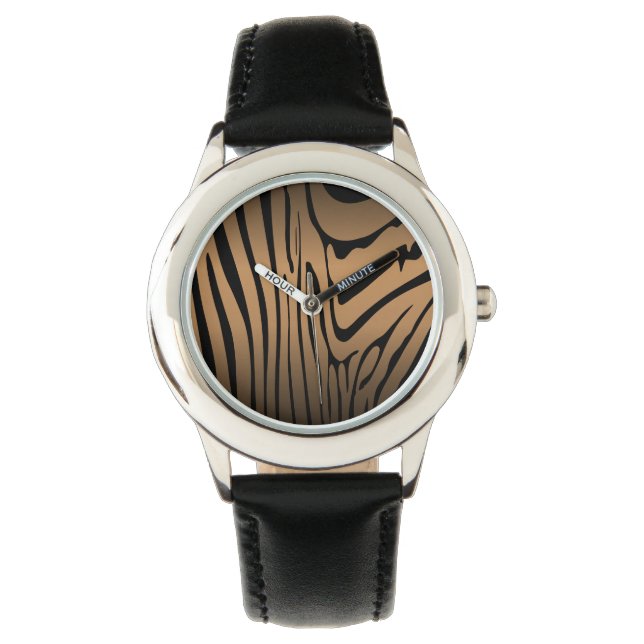 Zety Zebra Brown Armbandsur (Framsida)