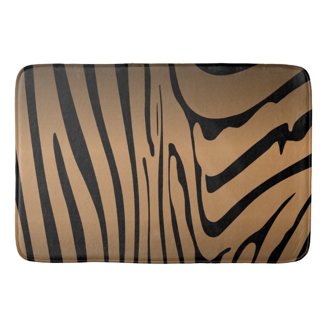 Zety Zebra Brown Badrumsmatta (Framsidan)
