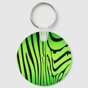 Zety Zebra Grönt Nyckelring