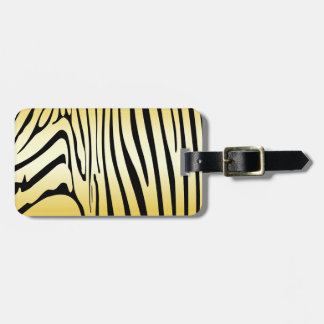 Zety Zebra Gult Bagagebricka