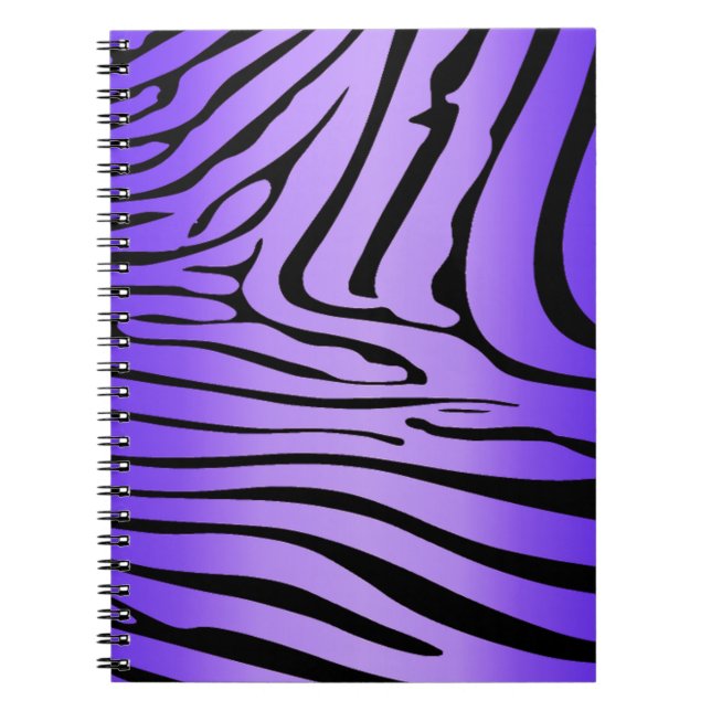 Zety Zebra Lila Anteckningsbok (Framsidan)
