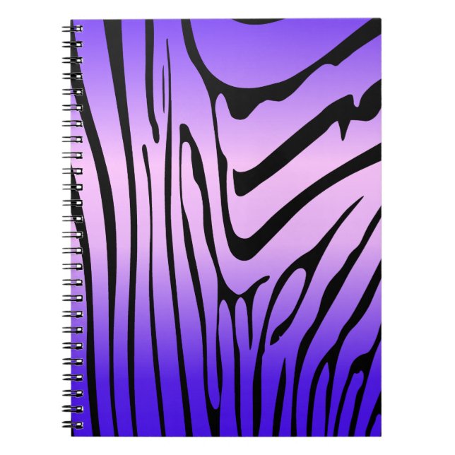 Zety Zebra Lila Anteckningsbok (Framsidan)