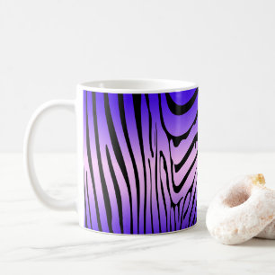 Zety Zebra Lila Kaffemugg