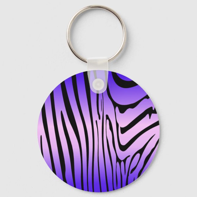 Zety Zebra Lila Nyckelring (Framsida)
