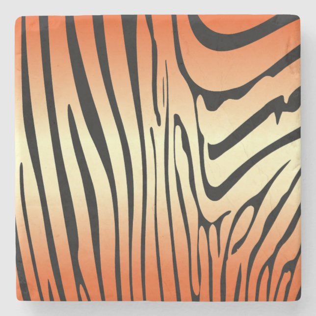 Zety Zebra Orange Stenunderlägg (Framsidan)