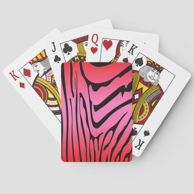 Zety Zebra Red Casinokort (Baksidan)