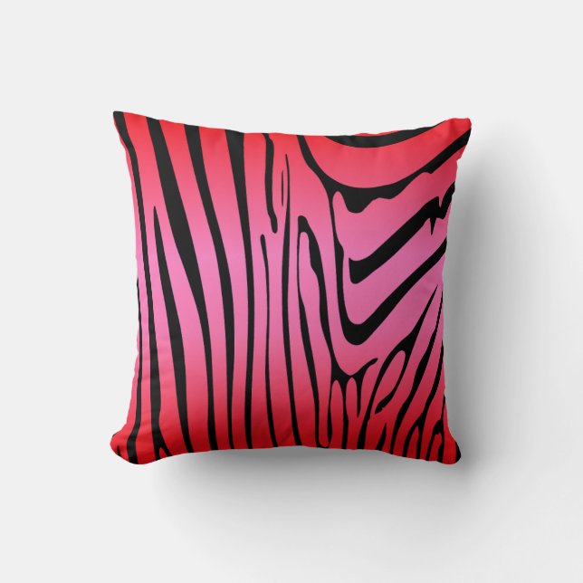 Zety Zebra Red Kudde (Framsida)