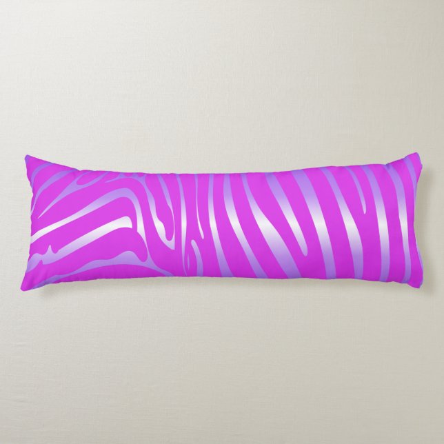 Zety Zebra Rosa Body Pillow Kroppskudde (Framsidan)