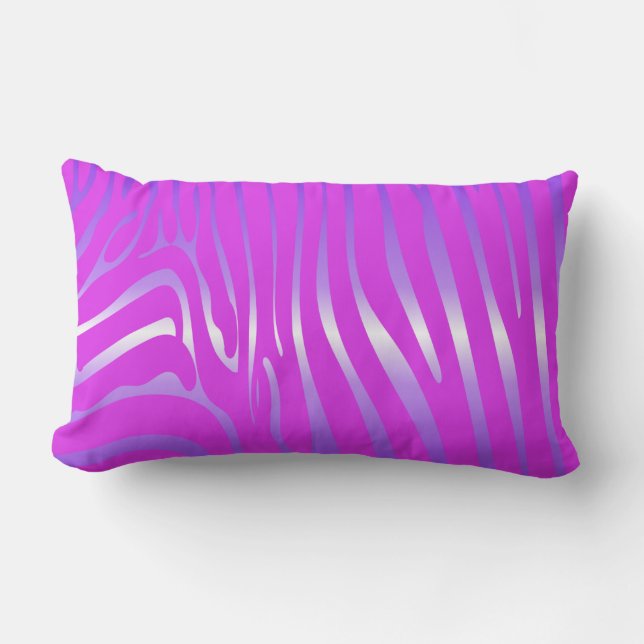 Zety Zebra Rosa Lumbar Pillow Lumbarkudde (Framsida)