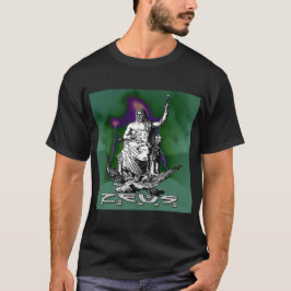 Zeus Blixt – Mythiskt Kraft Grafisk T Shirt