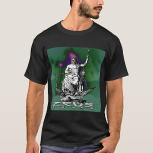 Zeus Blixt – Mythiskt Kraft Grafisk T Shirt
