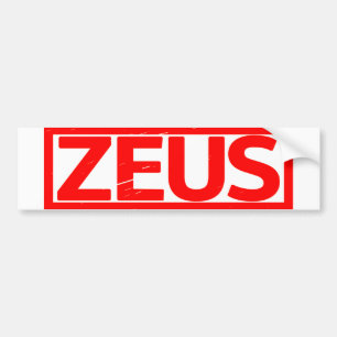 Zeus Frimärke Bildekal