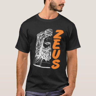 Zeus Greek God of Thunder Power Strength Olympus L T Shirt