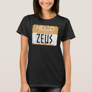 Zeus Greek Mythology Ancient Greek God Greek Mytho T Shirt