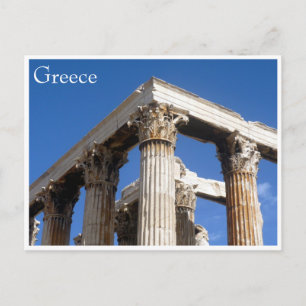 zeus greek tempel vykort