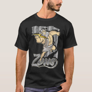 Zeus grekisk gudHjälte kostym utbildning krig T Shirt