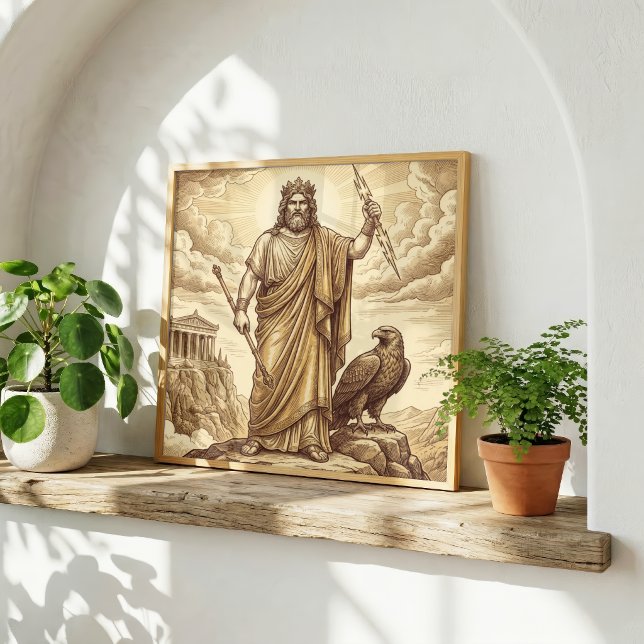 Zeus Grekisk mytologi Poster (Skapare uppladdad)