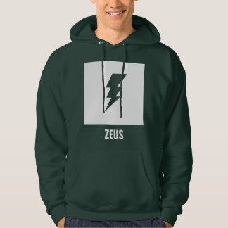 Zeus grekiska Mythology God Symbol Hoodie