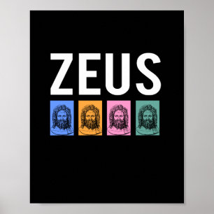 Zeus grekiska Mythology Poster