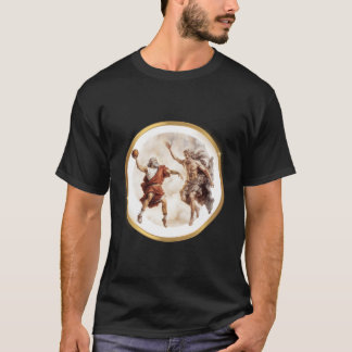 Zeus Gud och Ares spelar basket i himlen T Shirt
