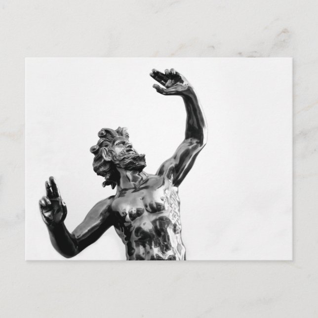 Zeus, gud vykort (Framsida)