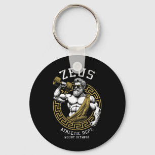 Zeus Gym Athletic Department Funny grekiska Gud Wo Nyckelring