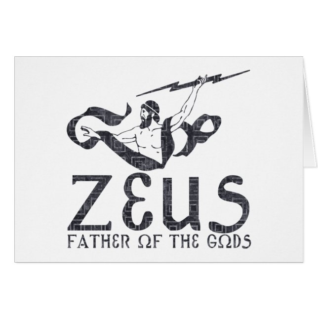 Zeus Hälsningskort (Framsidan Horizontal)