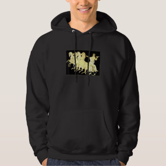 Zeus i vagn med torden och hästar hoodie